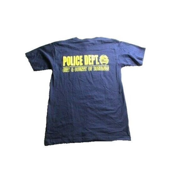 VTG Honolulu Police Shirt Womens Medium City & Country Hawaii Eagle Crest Ladies - Picture 1 of 9